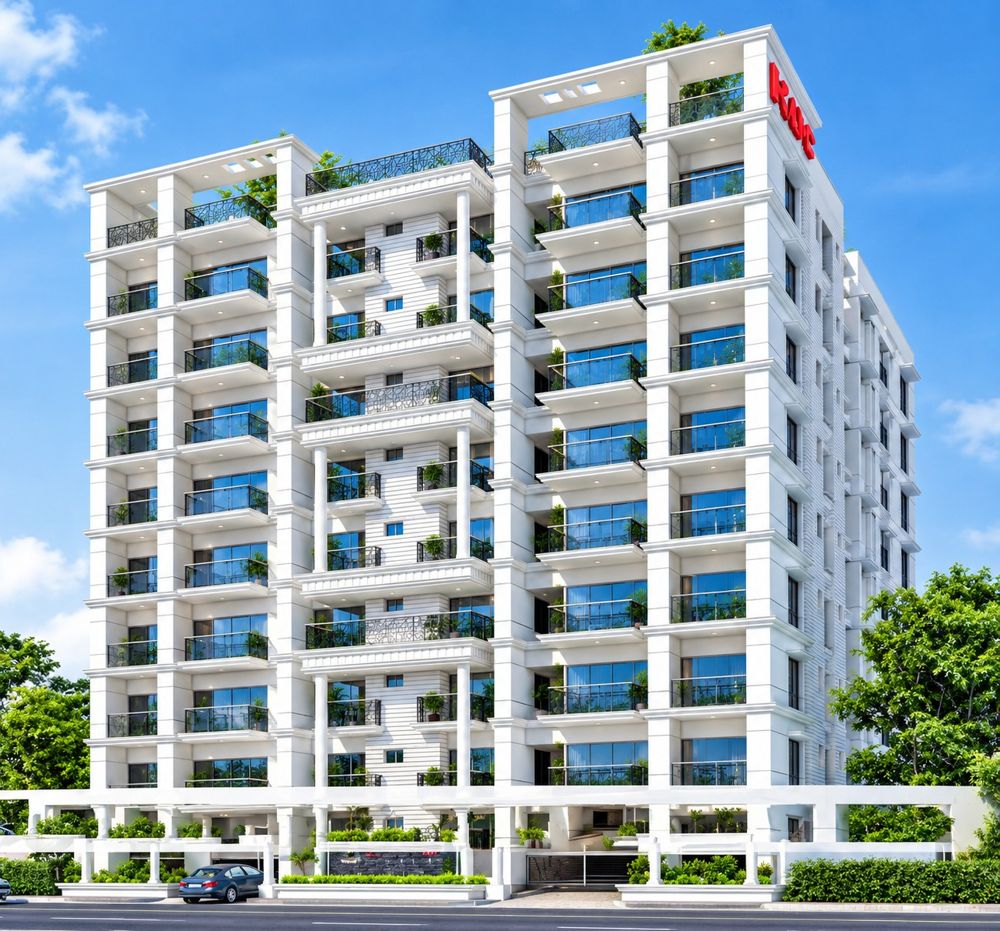 কৃষ্ণচূড়া প্রজেক্ট ভবনের নকশা